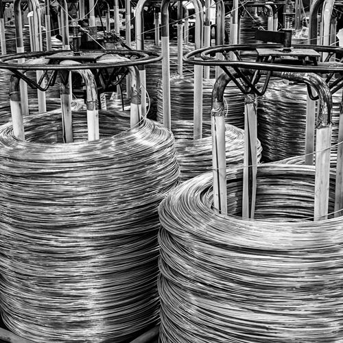 Bull Barn class 3 electro galvanized wire spools