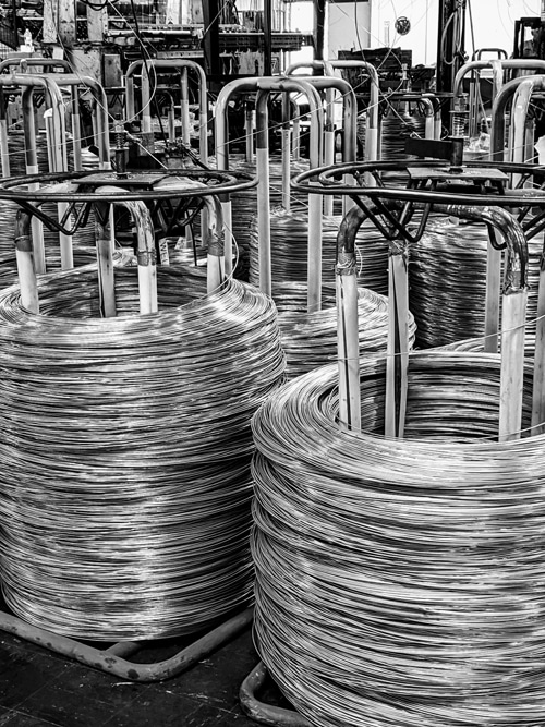 wire-spools Bull Barn class 3 electro galvanized wire spools